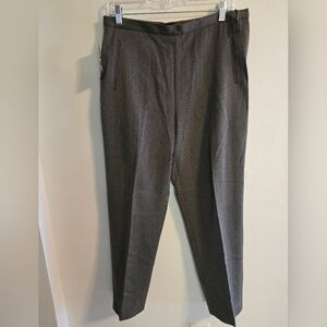 Women's Elegant Gray Straight Leg Pants